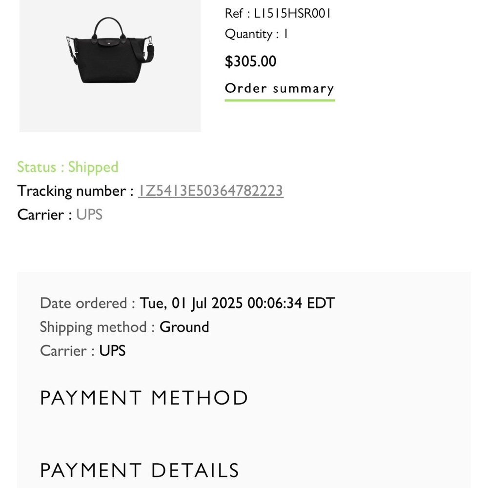 Longchamp Eco-Friendly Black Handbag - Picture 9 of 9